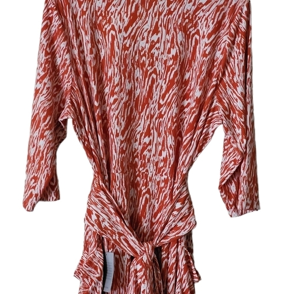 Leota Eliza Dress in Warped Zebra Chili Plus Size 2X - Picture 6 of 11